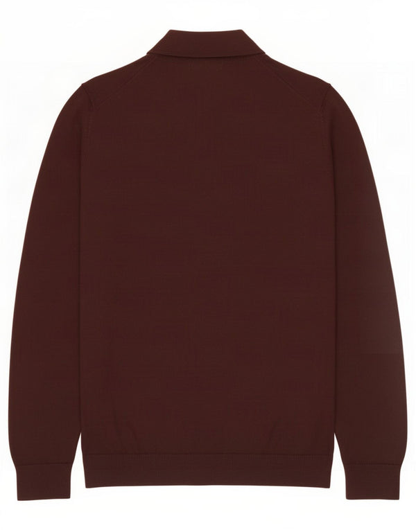 Pulover cardigan pentru bărbați Zara Medium Burgundy