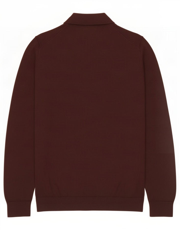 Pulover cardigan pentru bărbați Zara Medium Burgundy