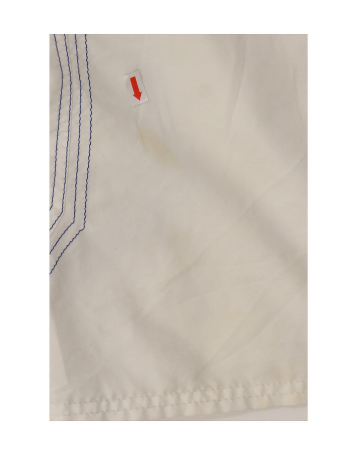 PUMA Mens Graphic Swimming Shorts Medium White Polyester Vintage Puma and Second-Hand Puma from Messina Hembry 