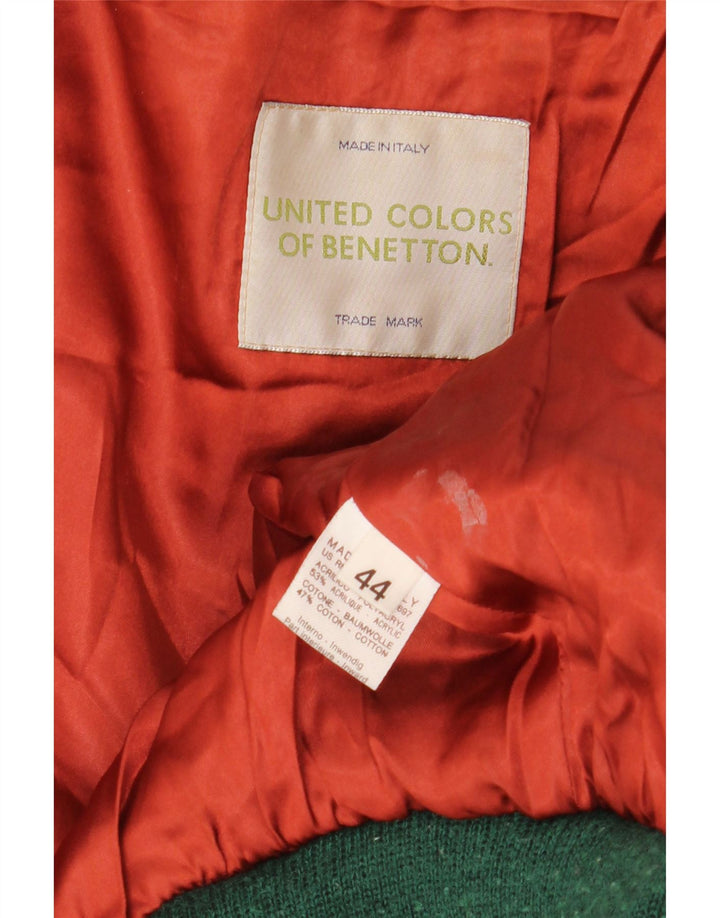 Jachetă bomber cu blană artificială oversized Benetton IT 44 Medium Black