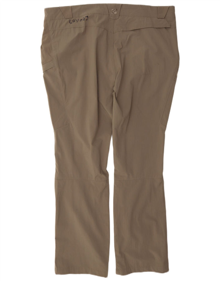 Pantaloni cargo rohan pentru drumeții pentru bărbați W42 L31 maro poliamidă