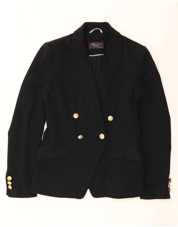 Jachetă pentru femei Marks & Spencer Tailored Fit Blazer UK 6 XS Negru