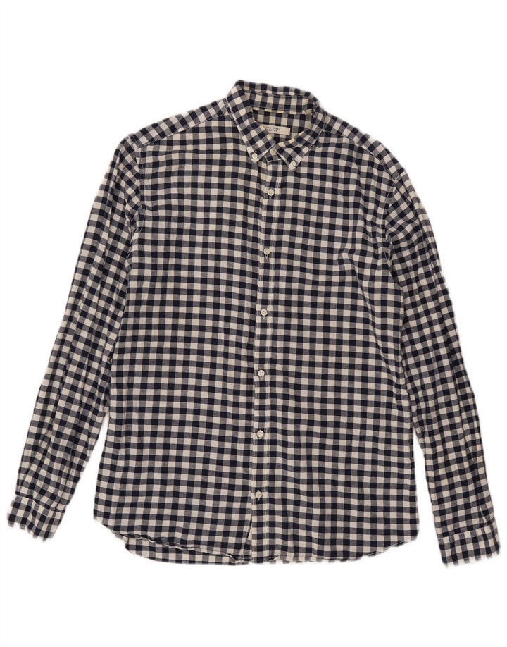 Cămașă Jack & Jones pentru bărbați, mediu, bleumarin, bumbac vichy
