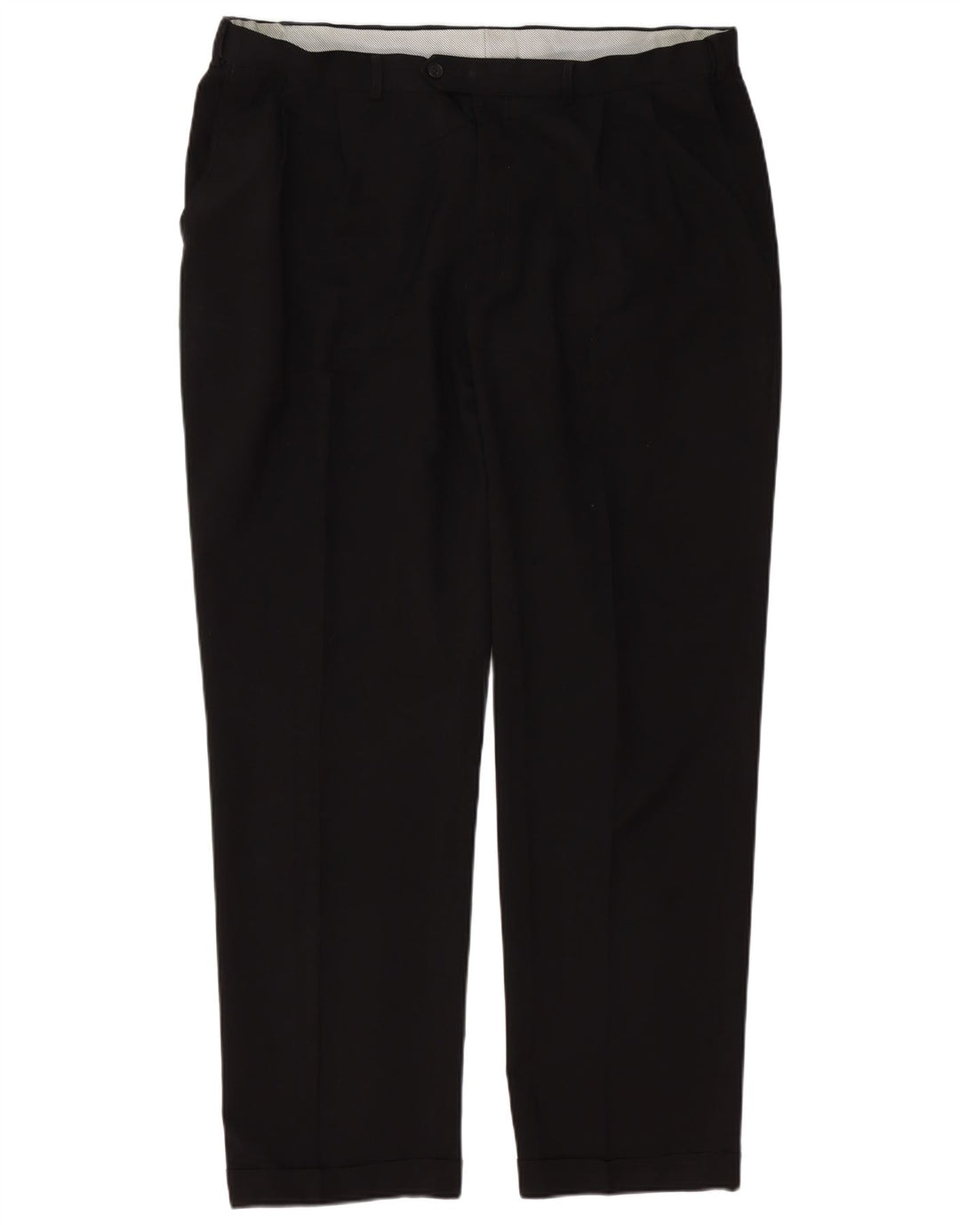 Pantaloni de costum pentru bărbați Marks & Spencer L40 L33 Poliester negru