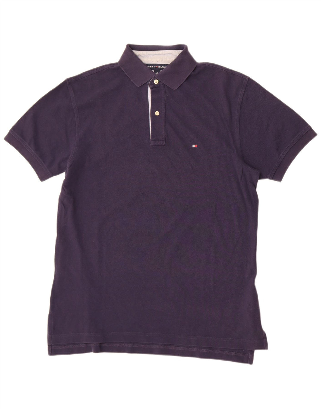 Tricou polo Tommy Hilfiger pentru bărbați, bumbac, albastru bleumarin mediu