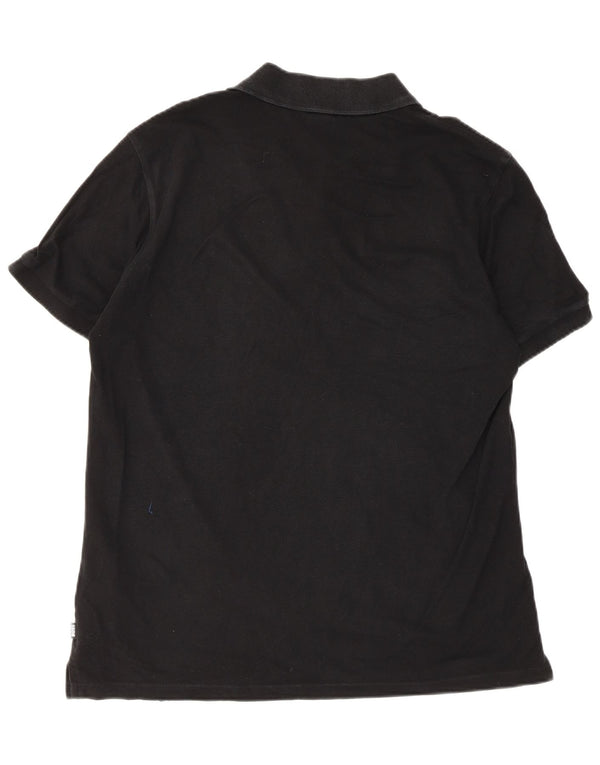 Tricou polo pentru bărbați Hugo Boss XL, bumbac negru