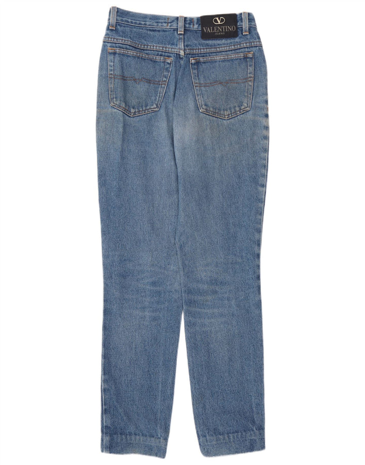 Blugi conici pentru femei Valentino W26 L30 albastru