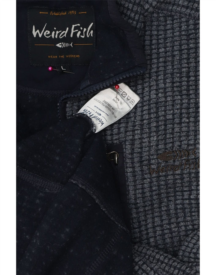 Jachetă fleece pentru bărbați Weird Fish, mare, bleumarin, poliester
