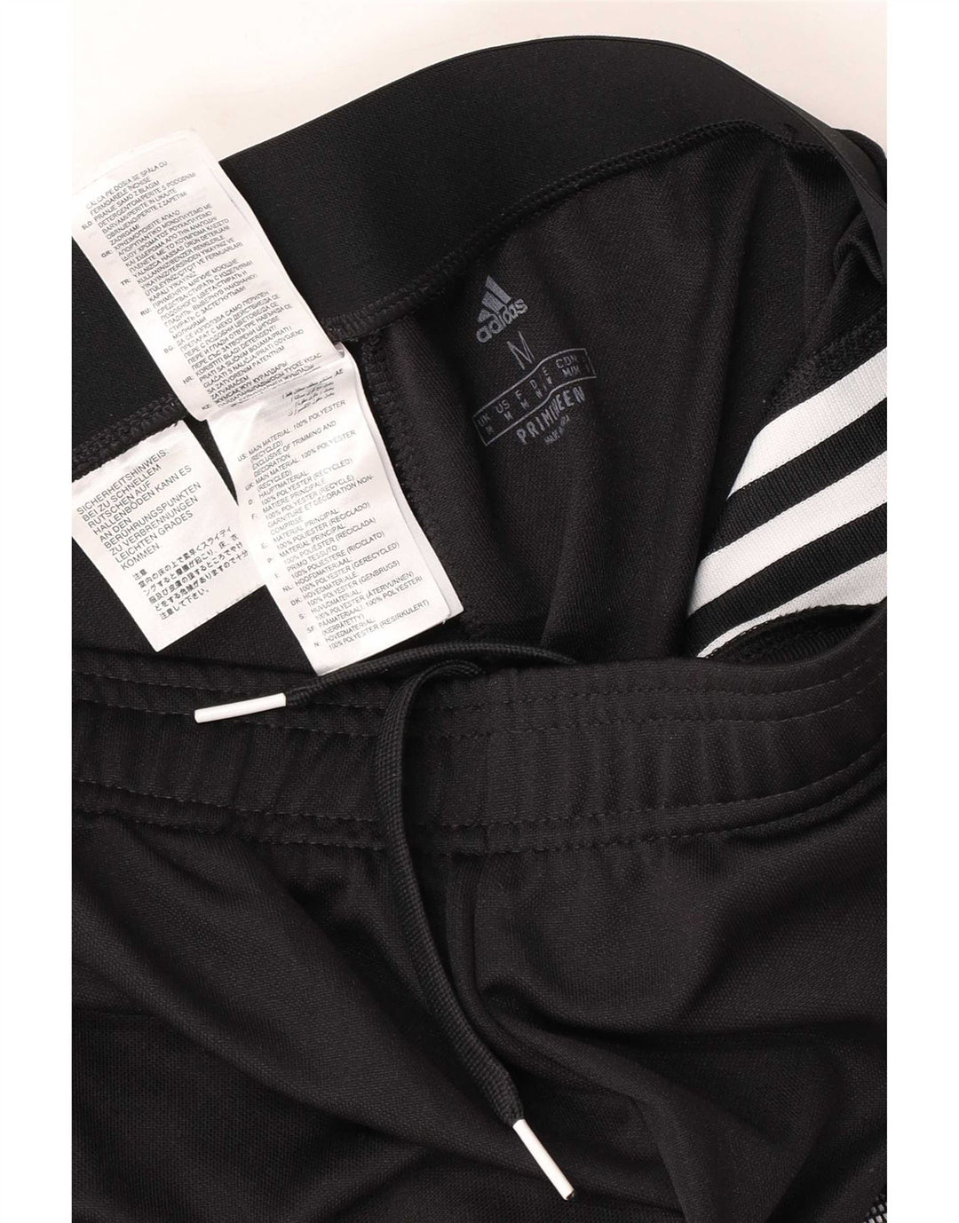 Pantaloni de trening Aeroready pentru bărbați Adidas, poliester mediu negru