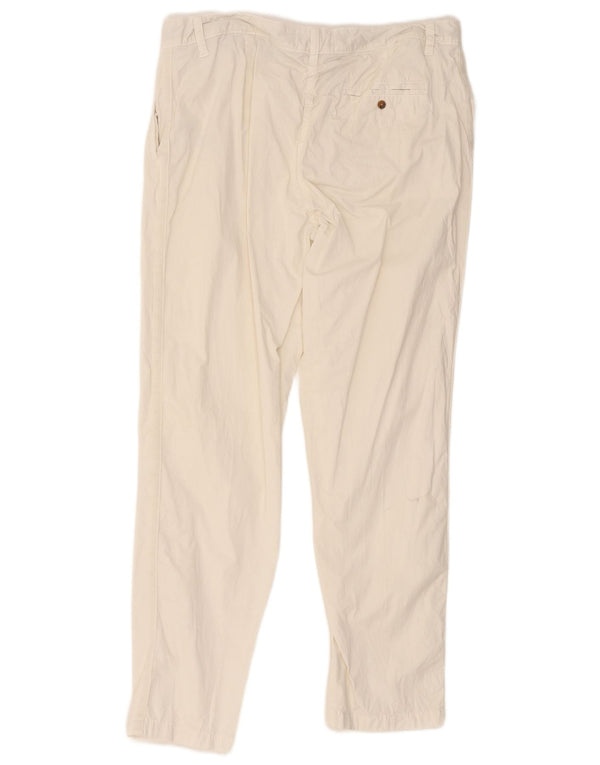 Pantaloni chino drepti pentru femei Marks & Spencer UK 16 Large W36 L29 White