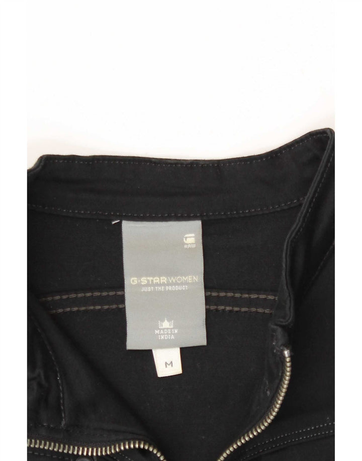 Rochie de bază cu mânecă lungă pentru femei G-Star UK 12 Bumbac mediu negru