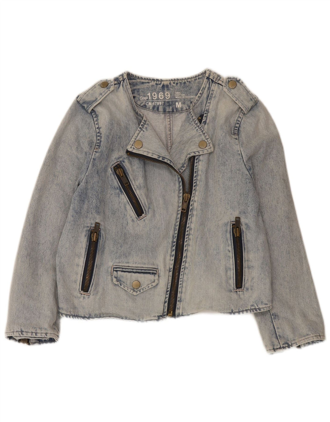 GAP Girls Denim Jacket 11-12 Years Blue Cotton