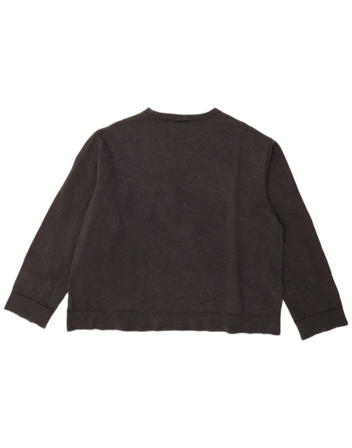 DKNY Pulover cu grafic pentru femei UK 18 XL Bumbac negru