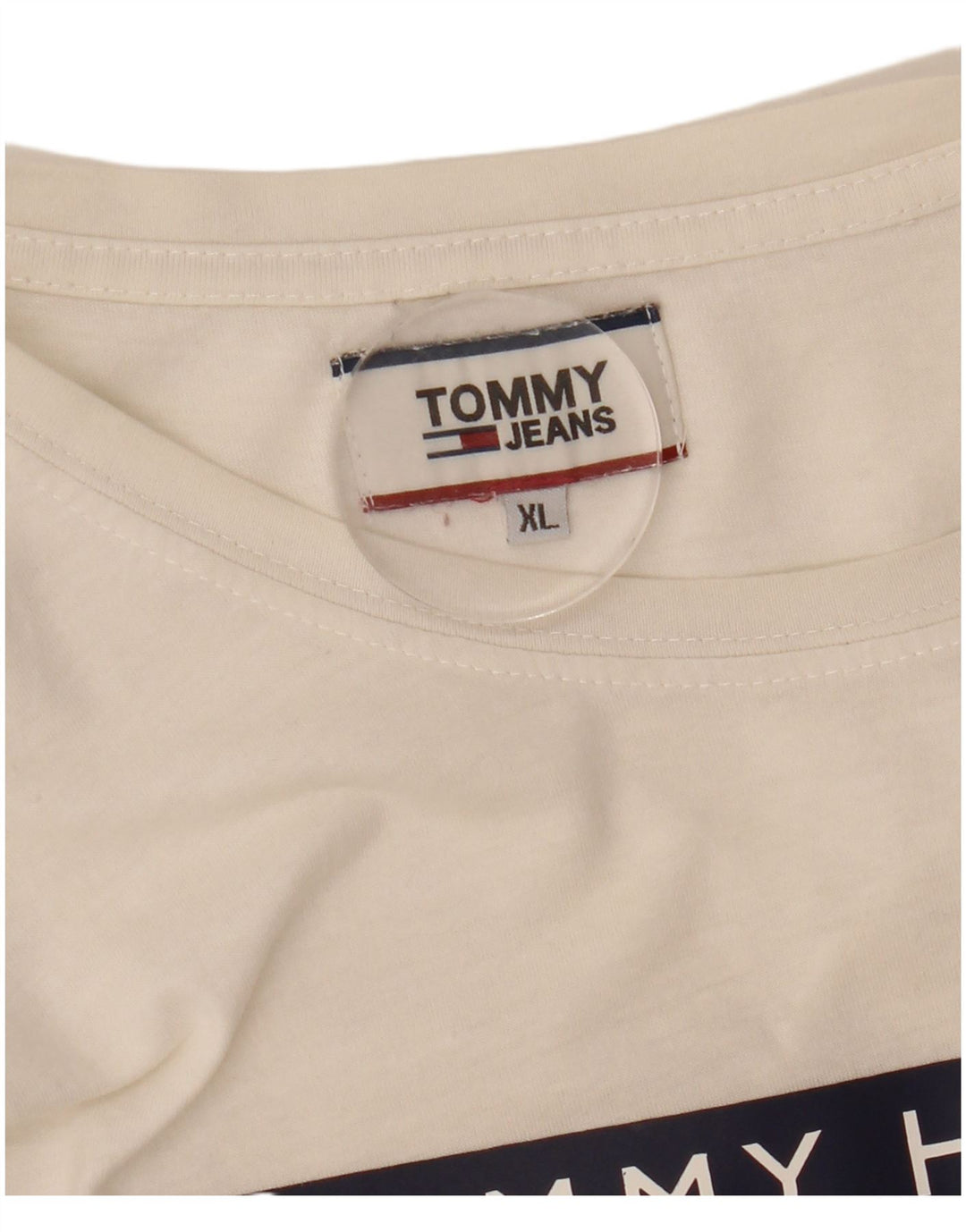 TOMMY HILFIGER Tricou cu grafic pentru femei Top UK 18 XL Alb