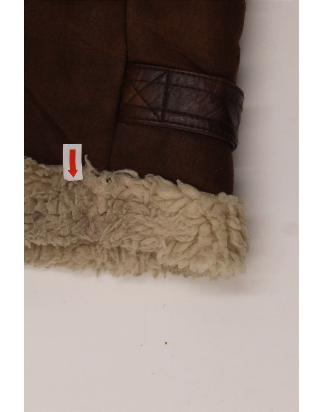 AERONAUTICA MILITARE Jachetă pentru bărbați Flight Sherpa UK 36 Poliester maro mic