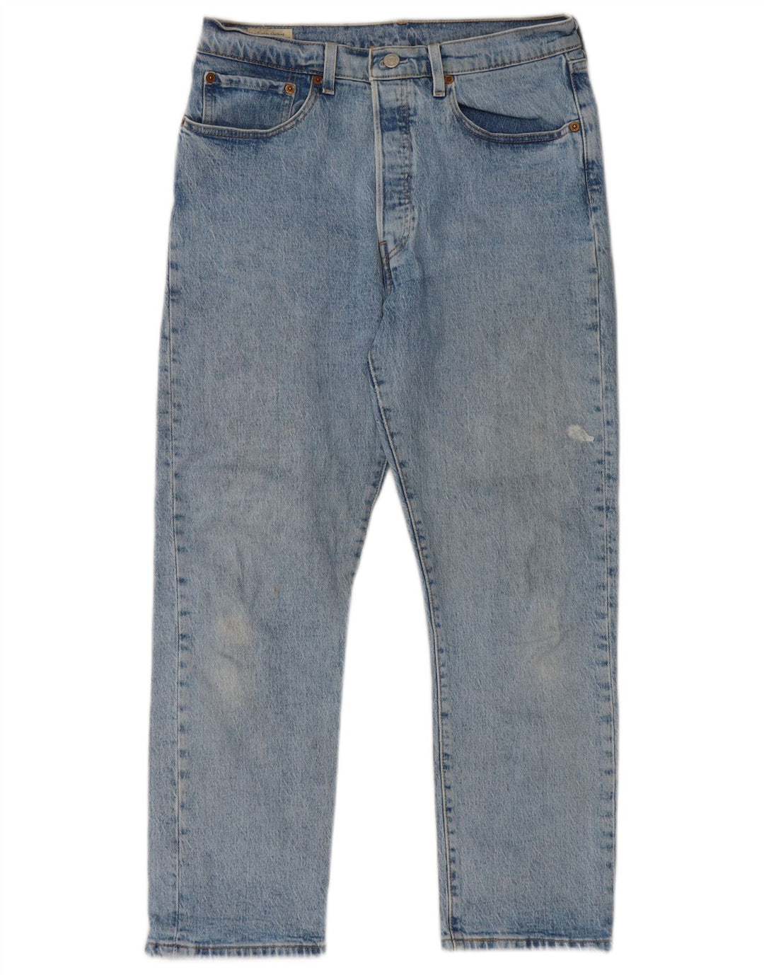Blugi drepti pentru bărbați Levi's 501 W31 L26 Bumbac albastru