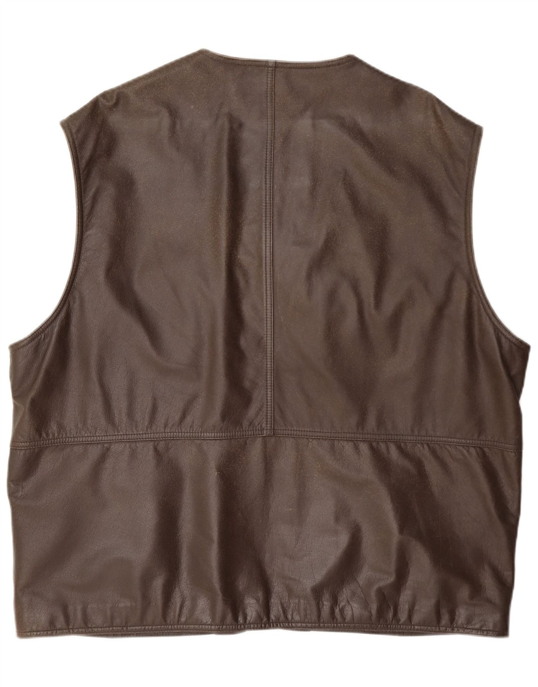 Gilet de piele pentru bărbați Itallo IT 60 4XL maro