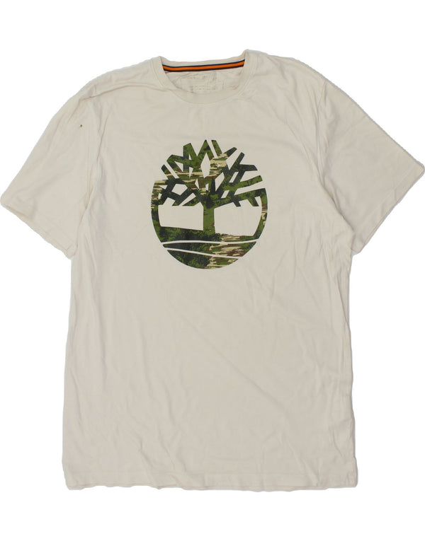 TIMBERLAND Tricou grafic pentru bărbați Top Large White