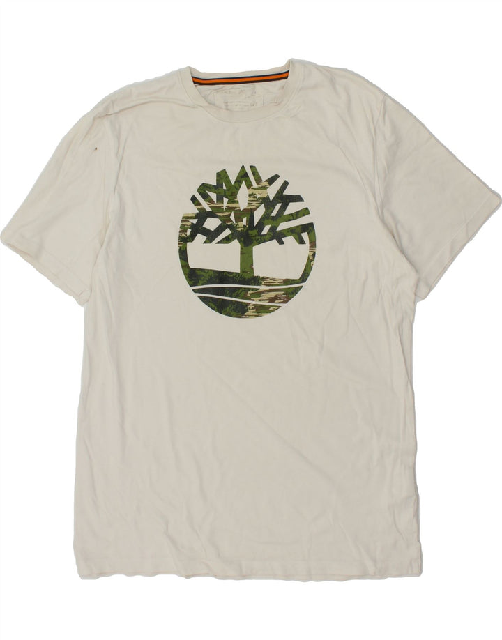TIMBERLAND Tricou grafic pentru bărbați Top Large White