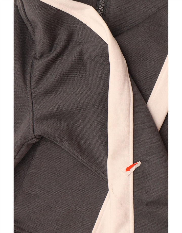 Pulover cu glugă cu fermoar pentru băieți UNDER ARMOUR 9-10 ani, gri mediu, bloc de culoare