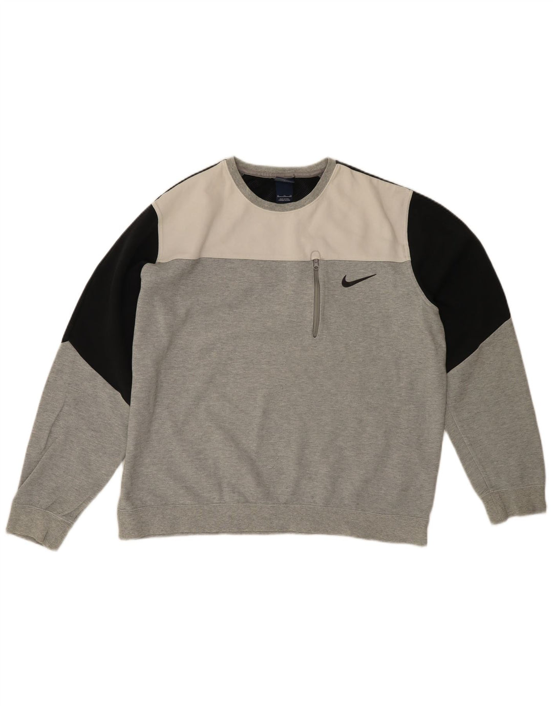 Pulover NIKE pentru bărbați, XL, gri, bumbac color bloc