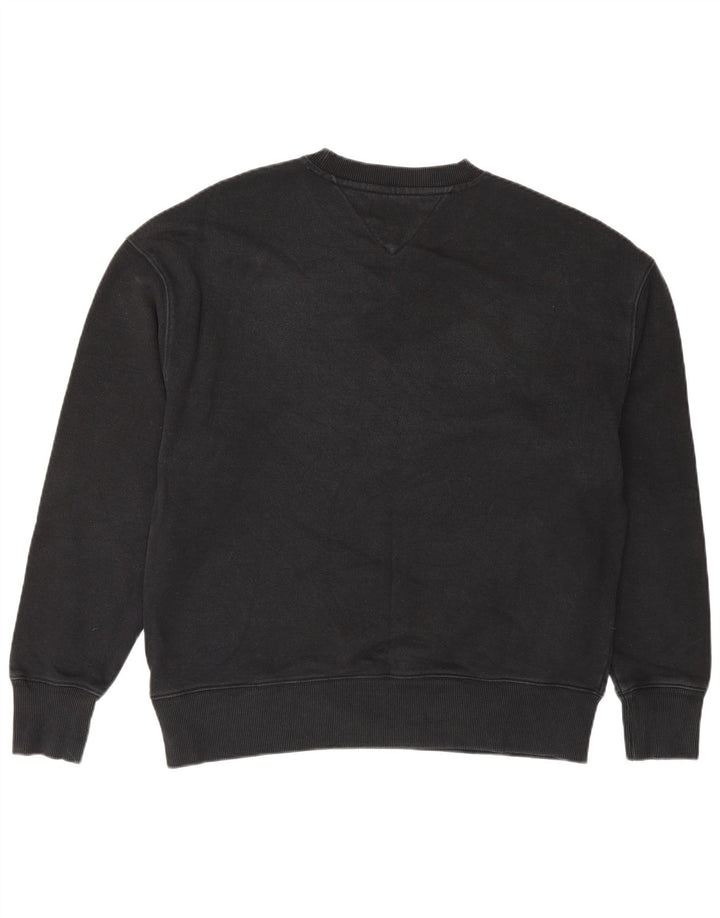 Hanorac grafic pentru bărbați Tommy Hilfiger Pulover mic, negru, color block