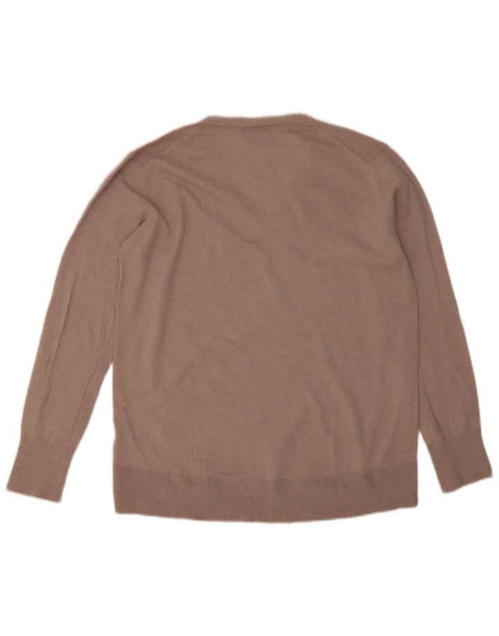 Pulover de damă Massimo Dutti cu decolteu în V supradimensionat UK 6 XS gri