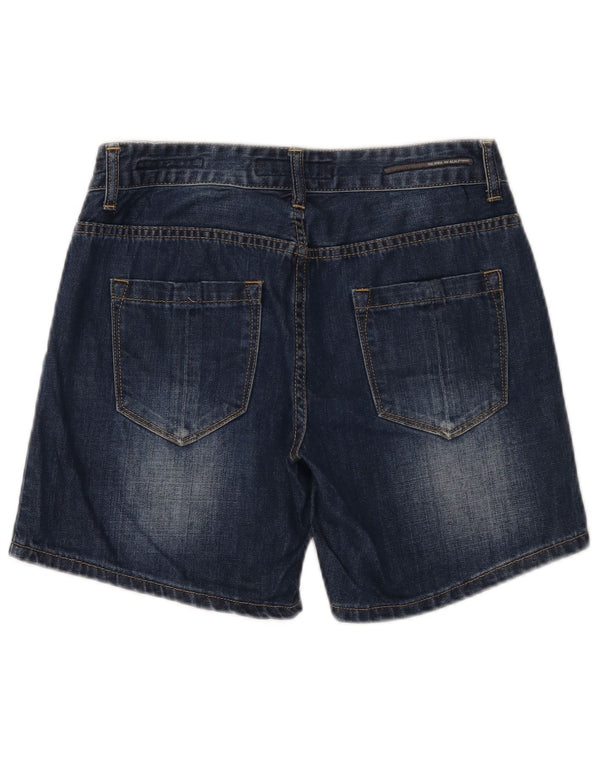 Silvian Heach Pantaloni scurți din denim pentru femei UK 8 Small W28 Blue Bumbac