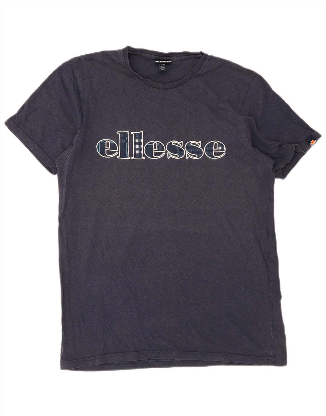Tricou cu grafic pentru bărbați Ellesse Top mediu din bumbac bleumarin