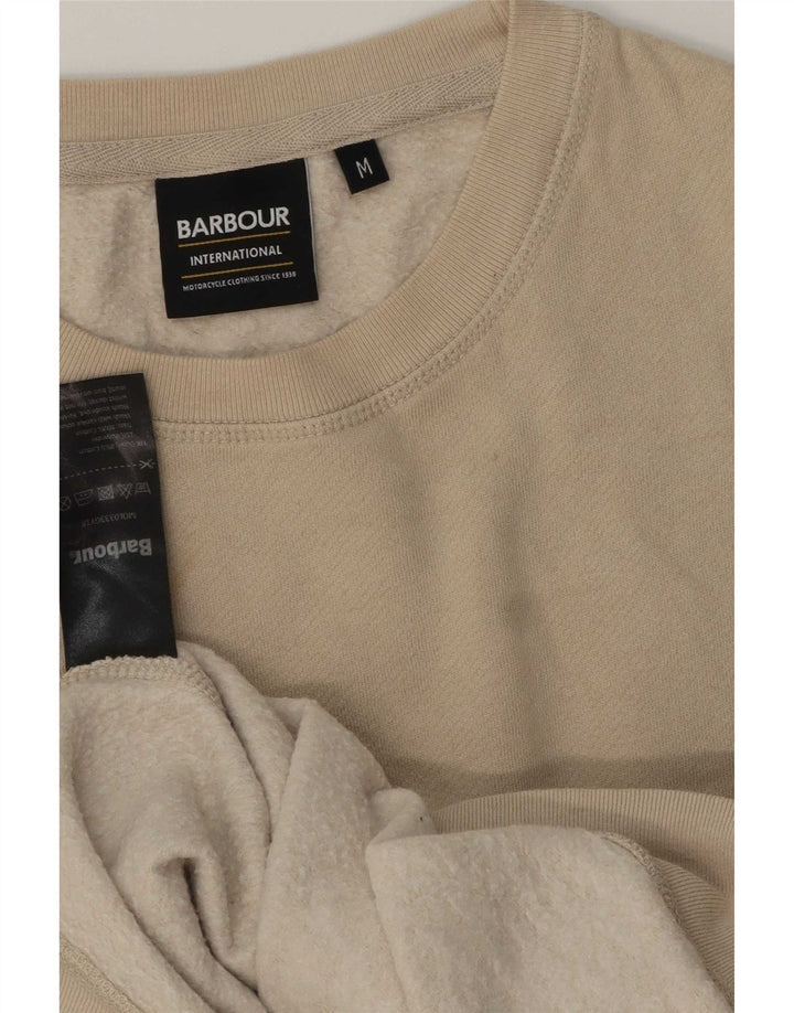 Pulover Barbour pentru bărbați, bumbac, bej mediu