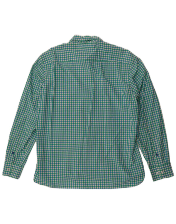 Cămașă personalizată pentru bărbați Tommy Hilfiger, XL, bumbac vichy verde