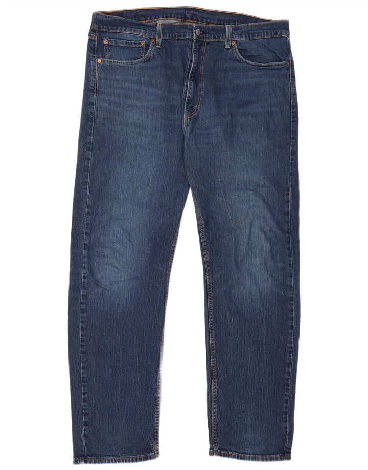 Blugi drepti pentru bărbați Levi's 505 W40 L22 Bumbac albastru
