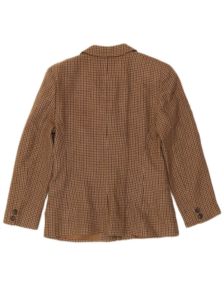 Sacou blazer pentru femei Luisa Spagnoli, cu 2 nasturi, IT 42 Maro Mediu Picior de Puie