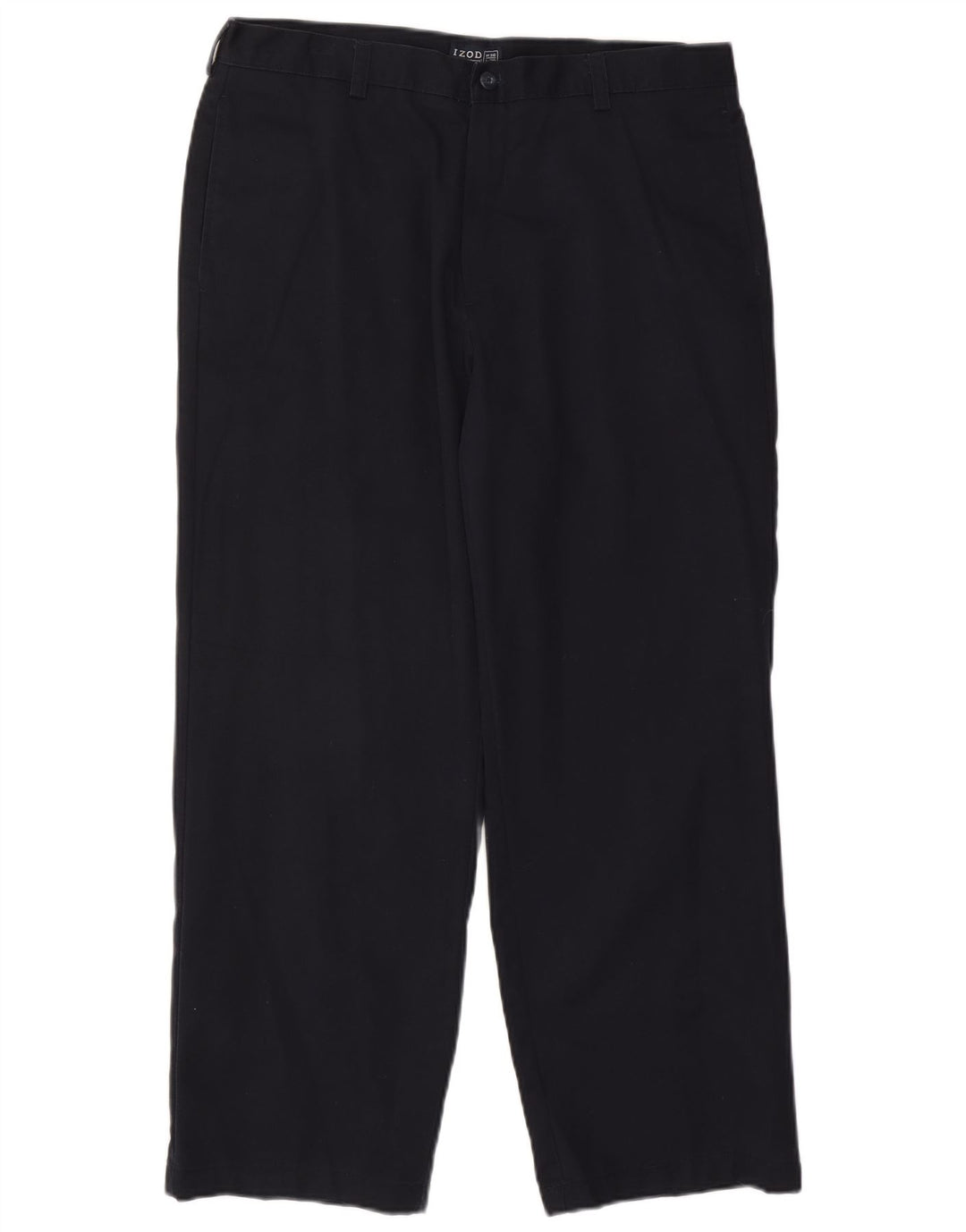 Pantaloni chino drepți pentru bărbați IZOD L36 L29 bumbac bleumarin