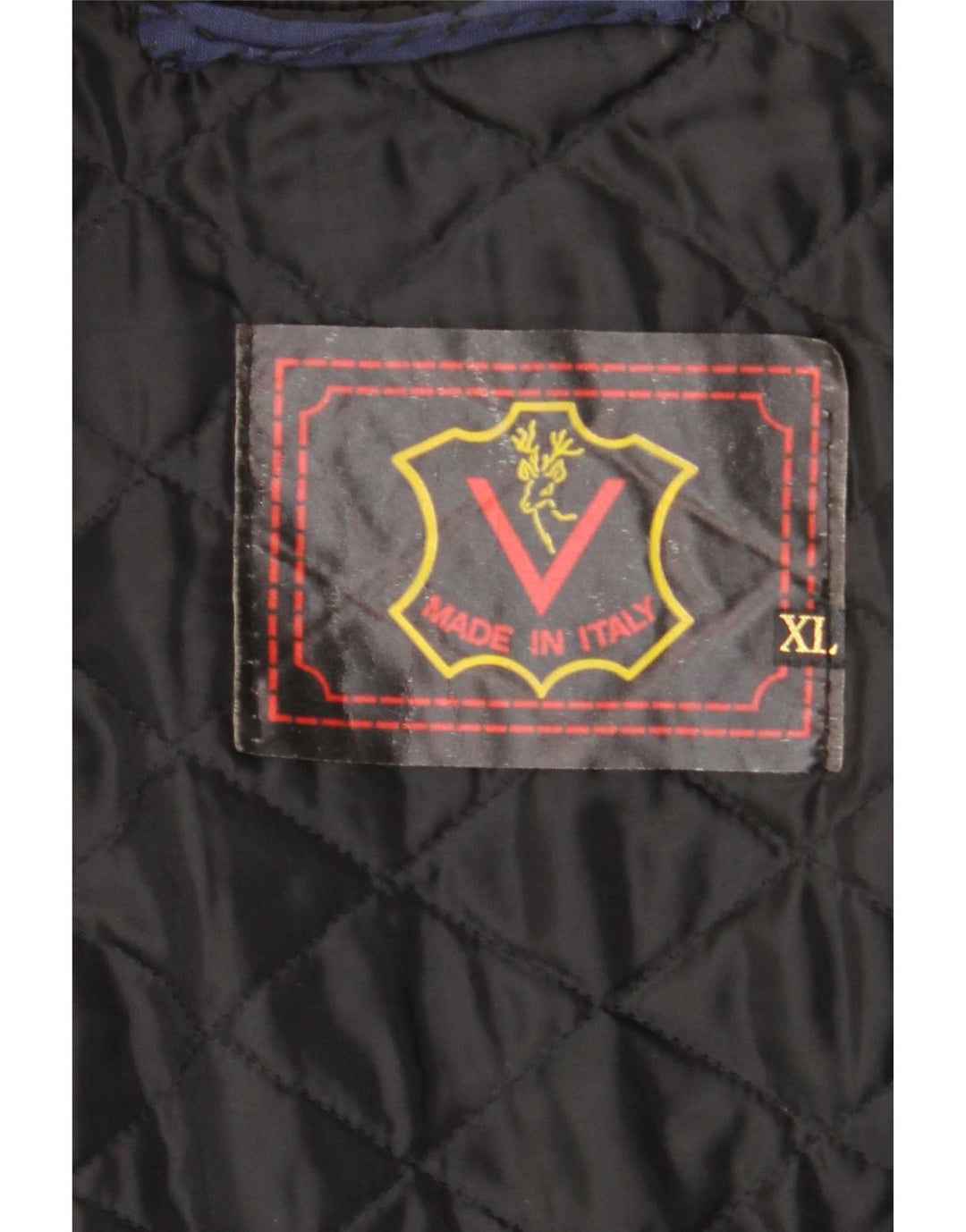 Jachetă de piele vintage pentru bărbați UK 42 XL neagră