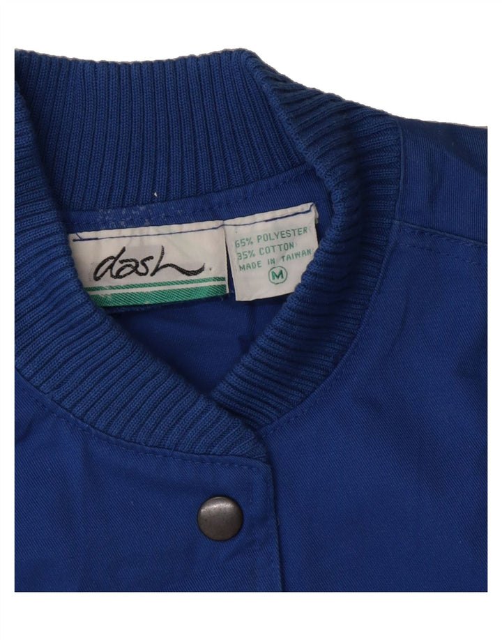 DASH Womens Gilet UK 14 Medium Blue Cotton Vintage Dash and Second-Hand Dash from Messina Hembry 