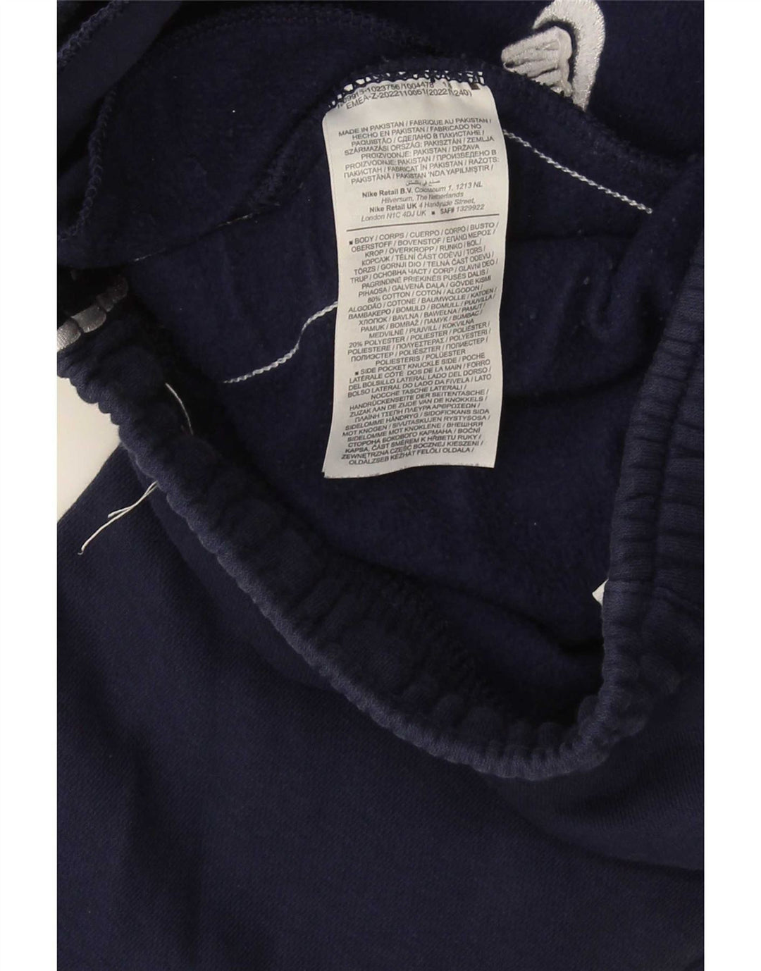 Pantaloni de trening grafic Nike pentru bărbați Pantaloni de jogging, mediu, bleumarin, bumbac