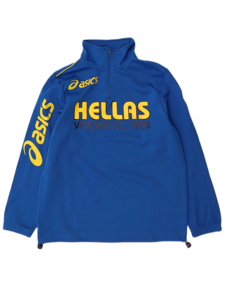 Asics Boys HELLAS VERONA Graphic Pullover Trening Top 11-12 ani Albastru