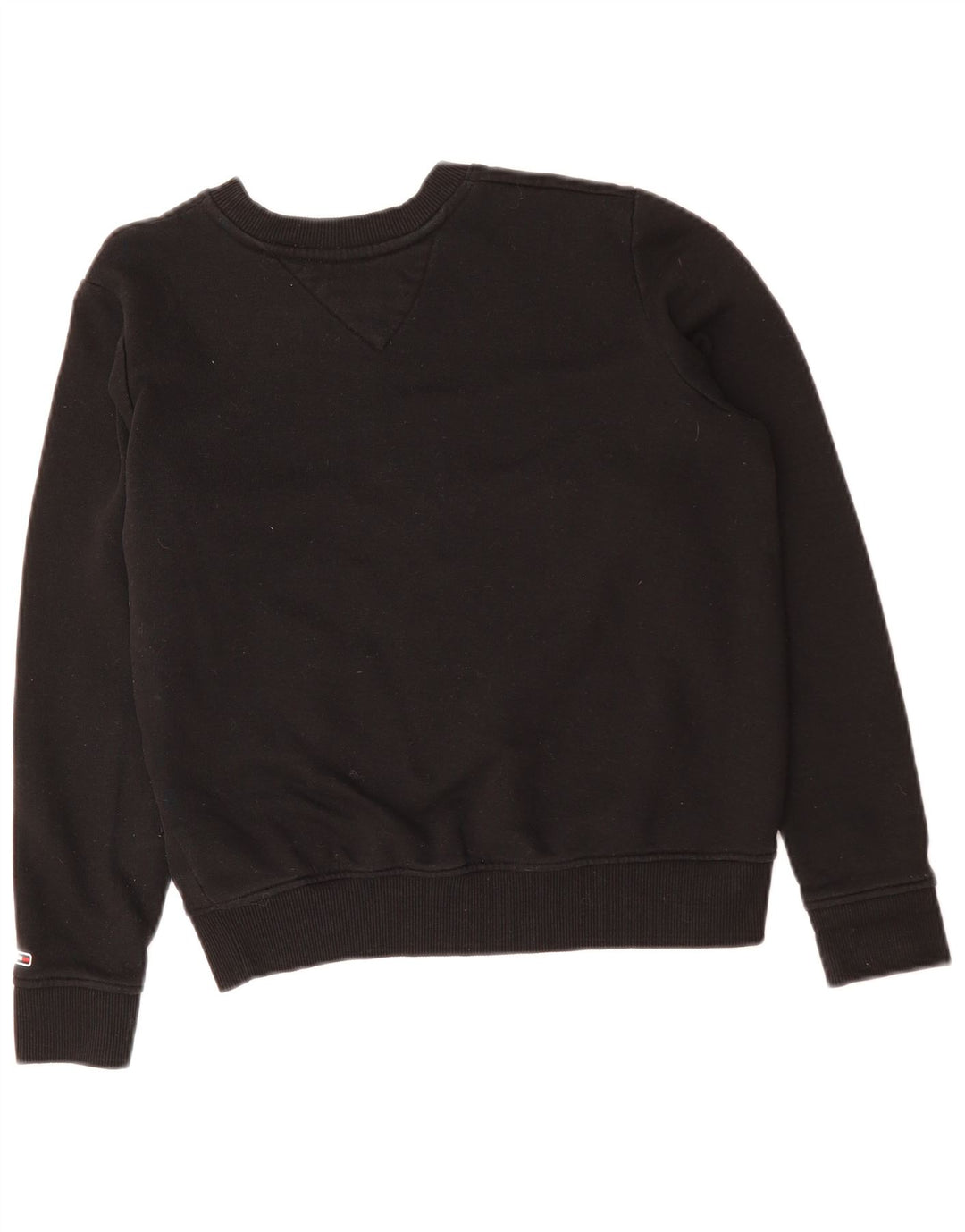 TOMMY HILFIGER Pulover supradimensionat pentru femei UK 10 Mic Negru