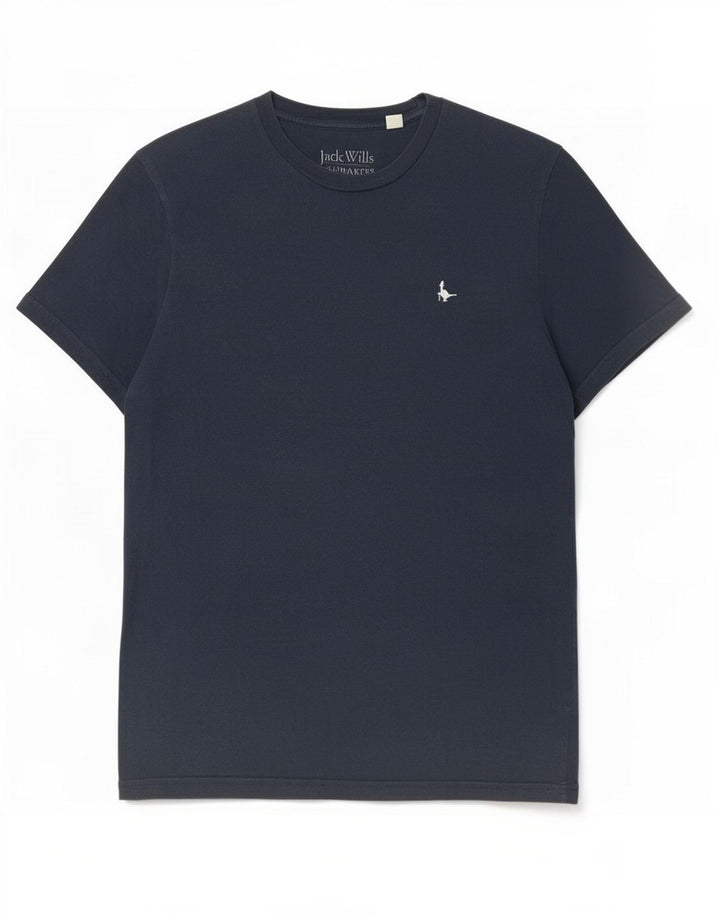 Tricou Jack Wills pentru bărbați Top mic din bumbac bleumarin