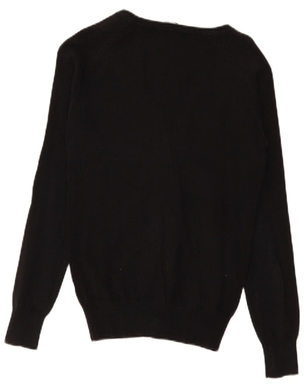 Pulover cardigan pentru femei Zara UK 12 bumbac mediu negru