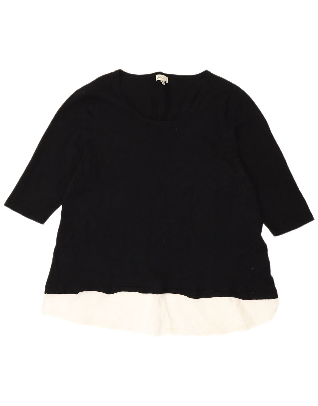 Bluză cu autograf pentru femei Marks & Spencer UK 14 Medium Black Colorblock