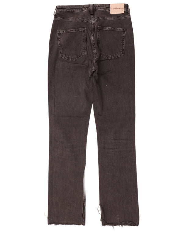 Blugi drepti pentru femei Zara EU 38 Mici W28 L32 Gri