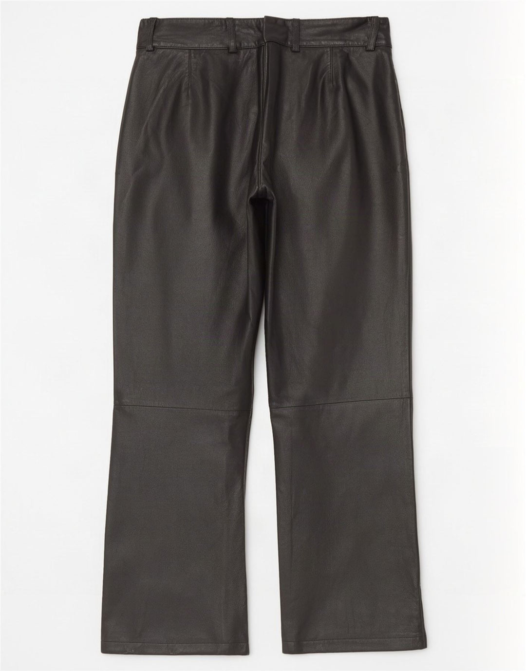 K.K.Berlin Pantaloni drepti din piele pentru femei EU 40 Medium W32 L29 Negru