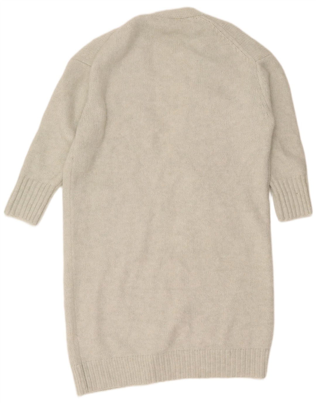 Pulover cardigan deschis supradimensionat pentru femei Zara UK 6 XS poliester gri