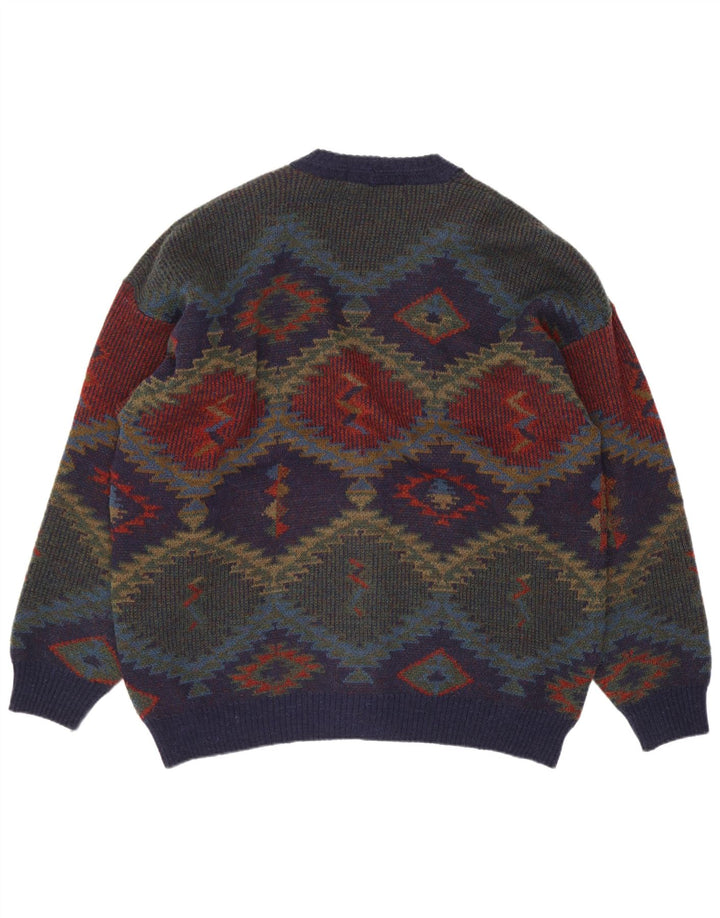 Pulover Cardigan St. Michael pentru bărbați Marks & Spencer, XL, bleumarin, retro