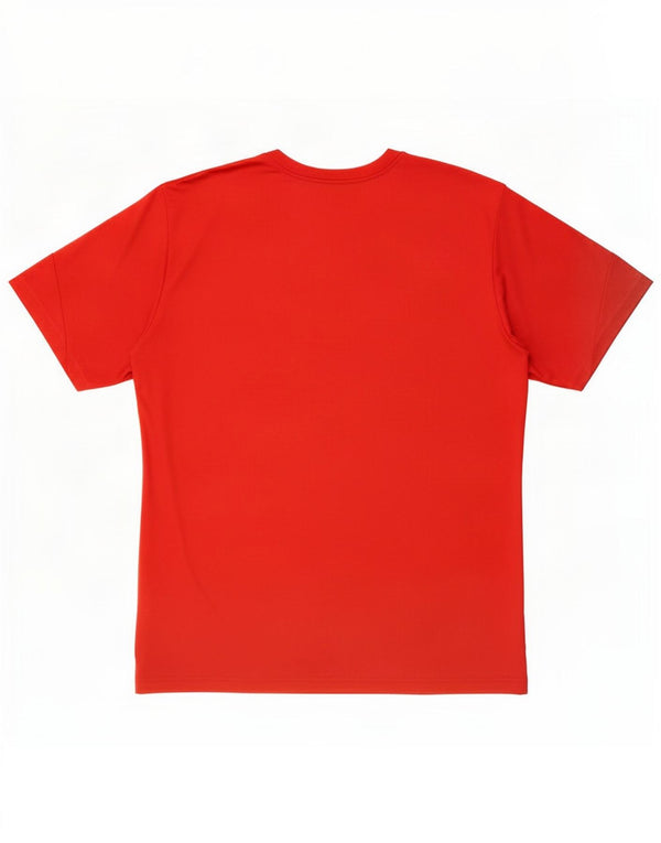 Tricou Adidas Climalite pentru bărbați Top XL Roșu Poliester Colorblock