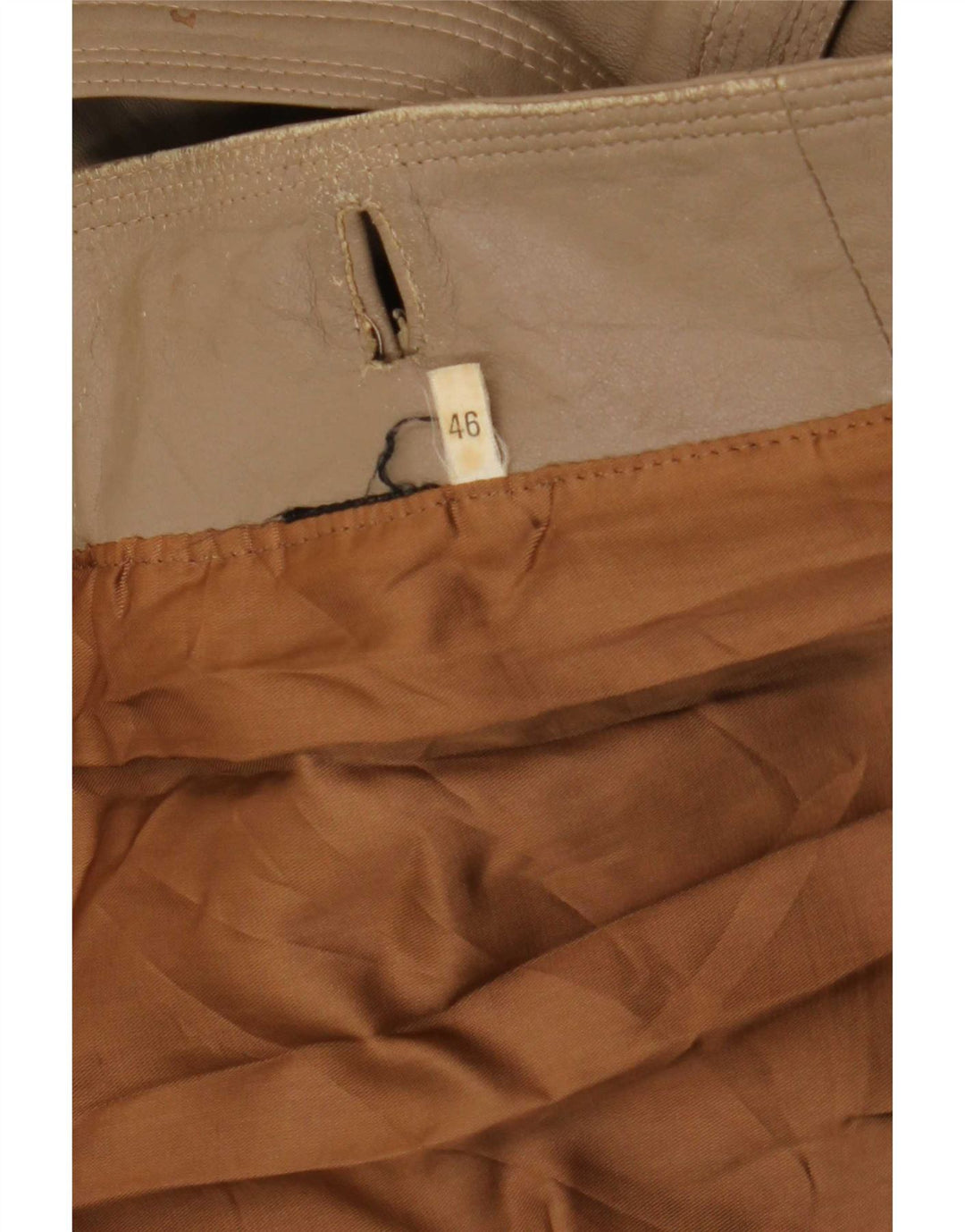 Vintage Womens Leather Jacket IT 46 Large Brown