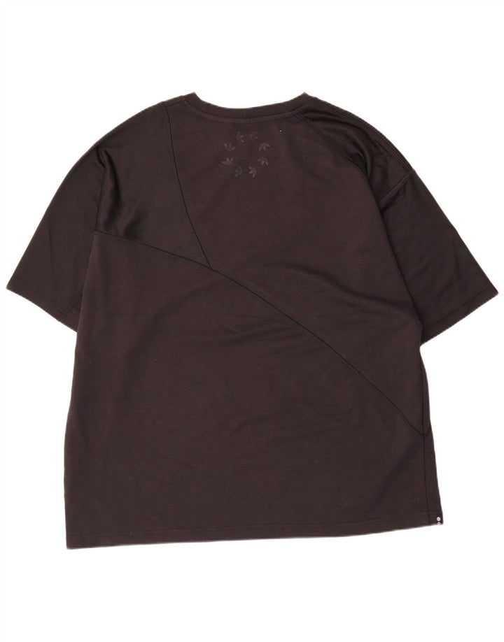 Tricou grafic pentru bărbați Adidas Top mare poliester negru