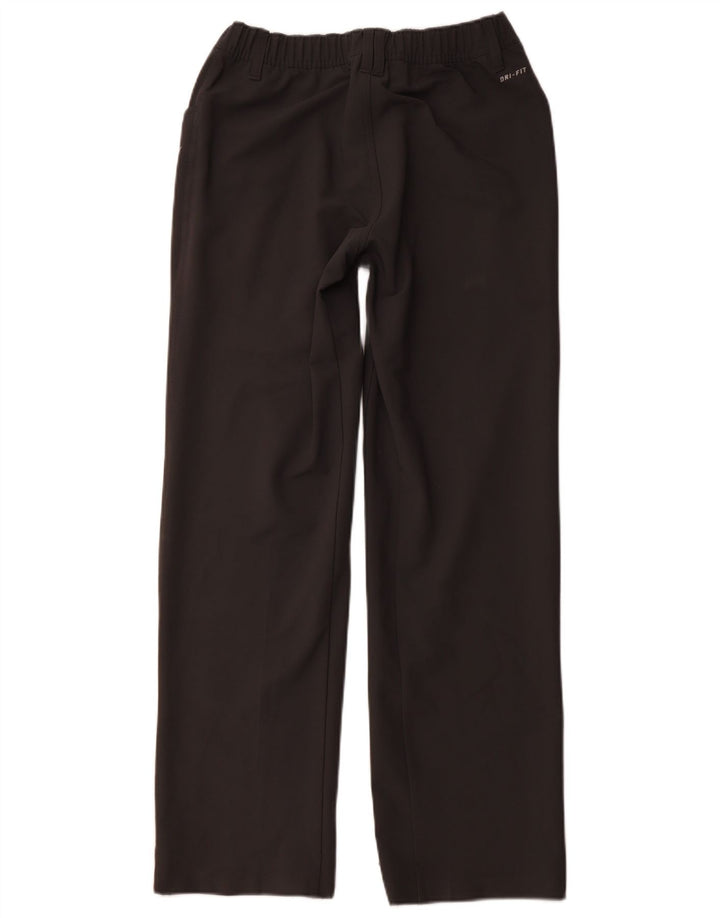 Pantaloni casual drepti pentru bărbați NIKE Dri Fit Mici W27 L31 Poliester gri